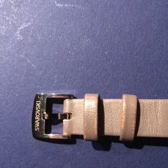 Beautiful Authentic Swarovski Ladies watch $380 retail. Stardust leather watch - Picture 7 of 12